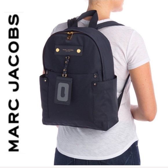 NWT Marc Jacobs large preppy backpack black - Picture 7 of 7